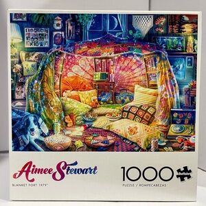 Aimee Stewart Blanket Fort 1979 1000 Piece Puzzle Buffalo Games NEW & SEALED